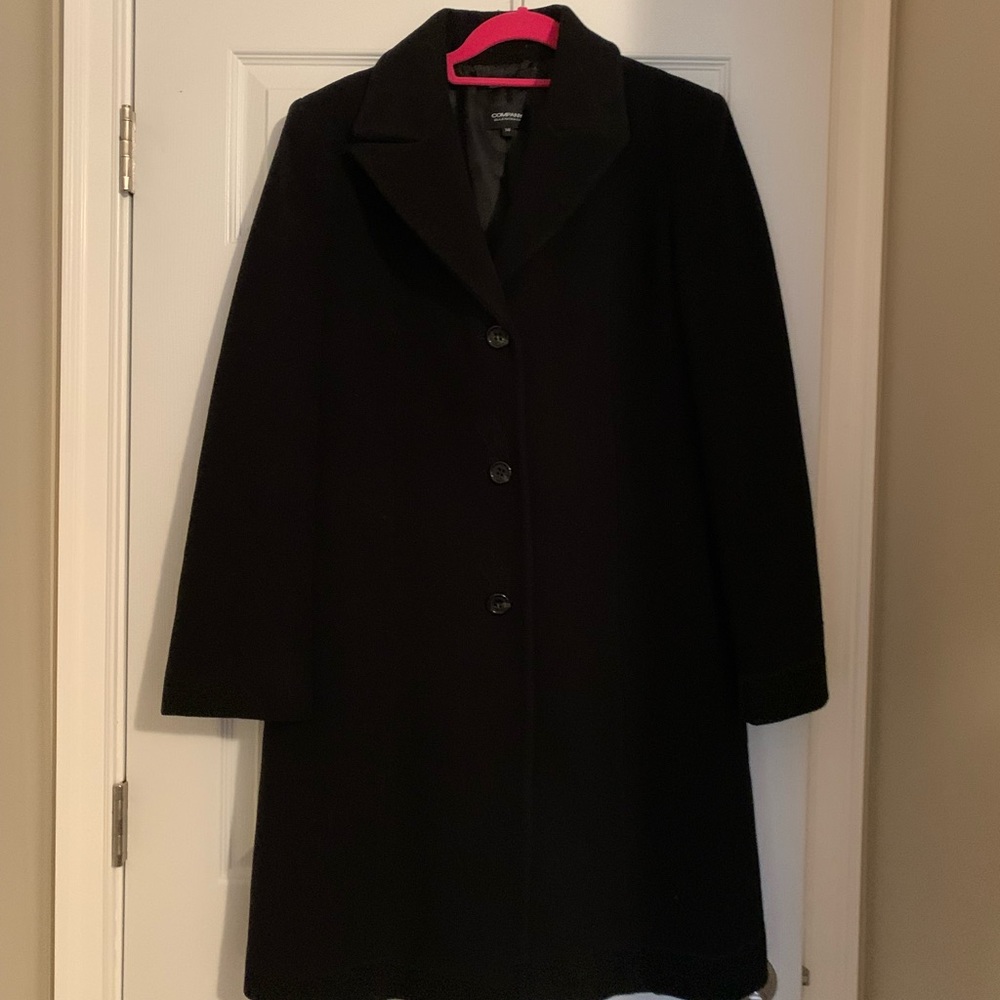 Company Ellen Tracy Black Wool Coat